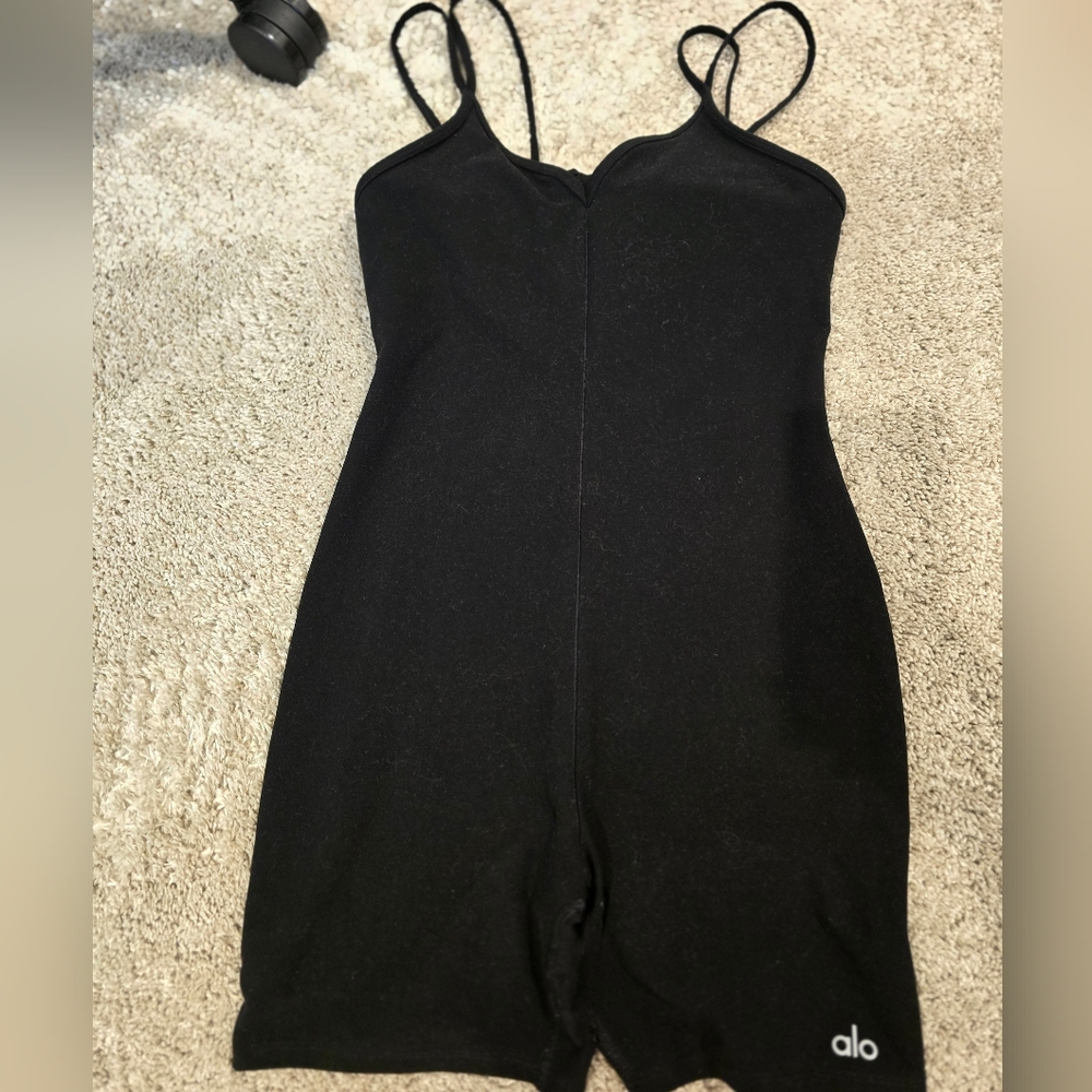 ALO Yoga Black Romper